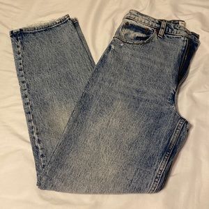 Abercrombie the 90s straight ultra high rise size 27